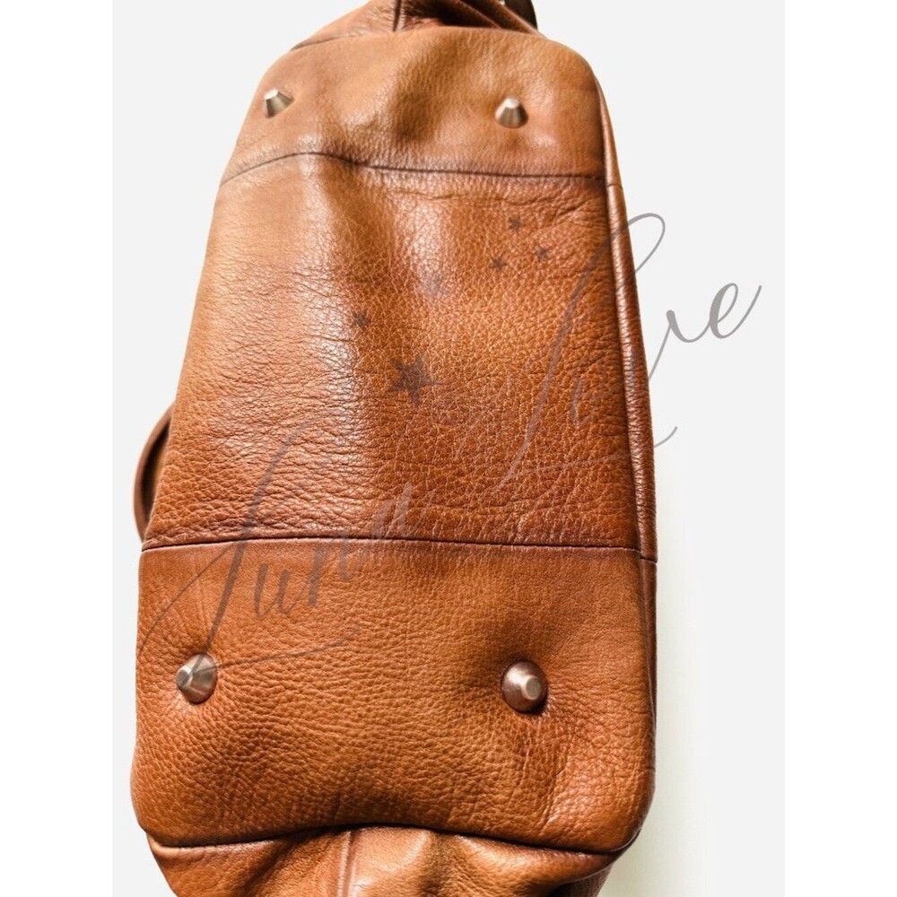 FREE PEOPLE We The Free Baby Emerson Tote Bag In 🔥 Saddle 🔥 NWT - Picture 5 of 12